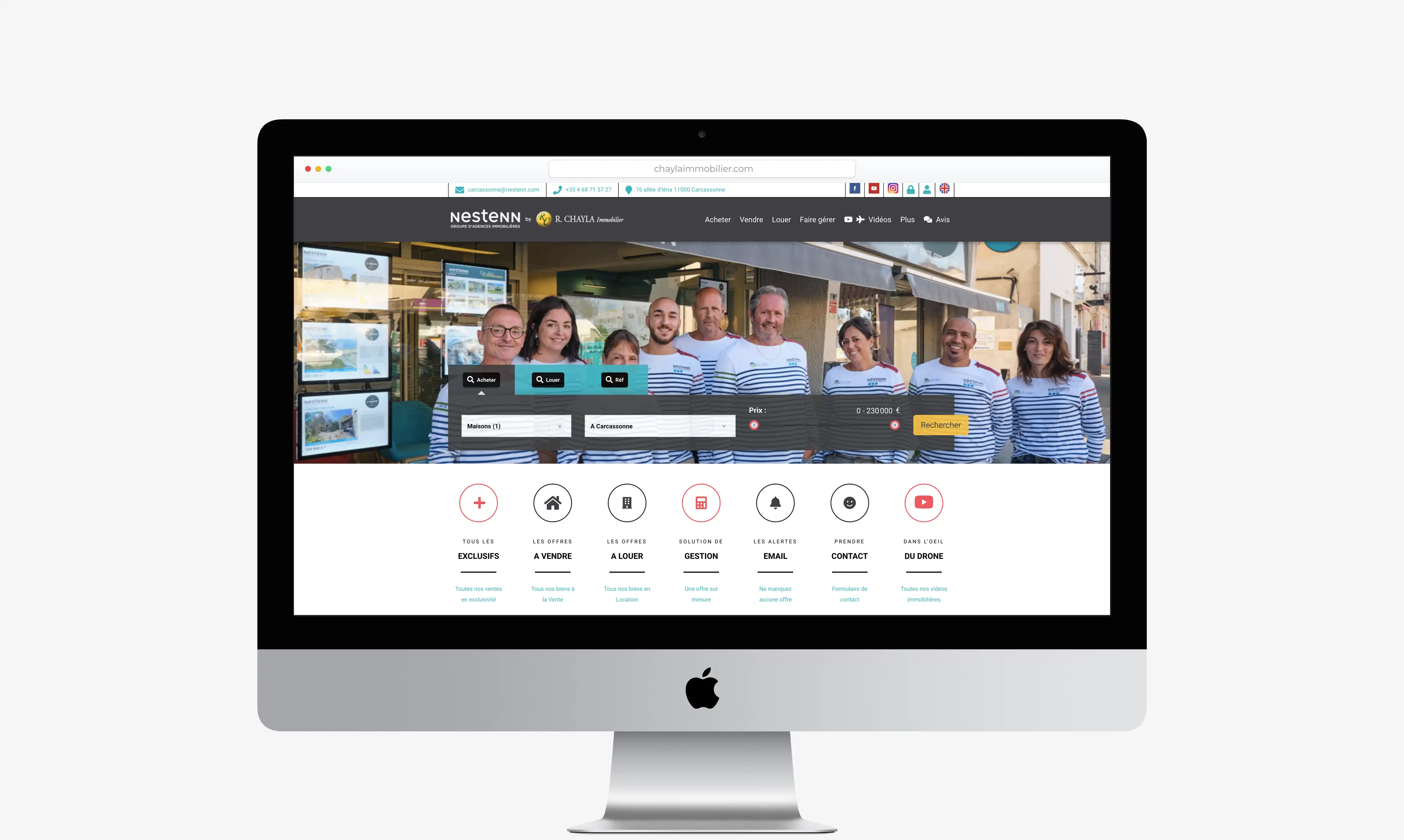 R. CHAYLA Immobilier - Fix formulaires et emails