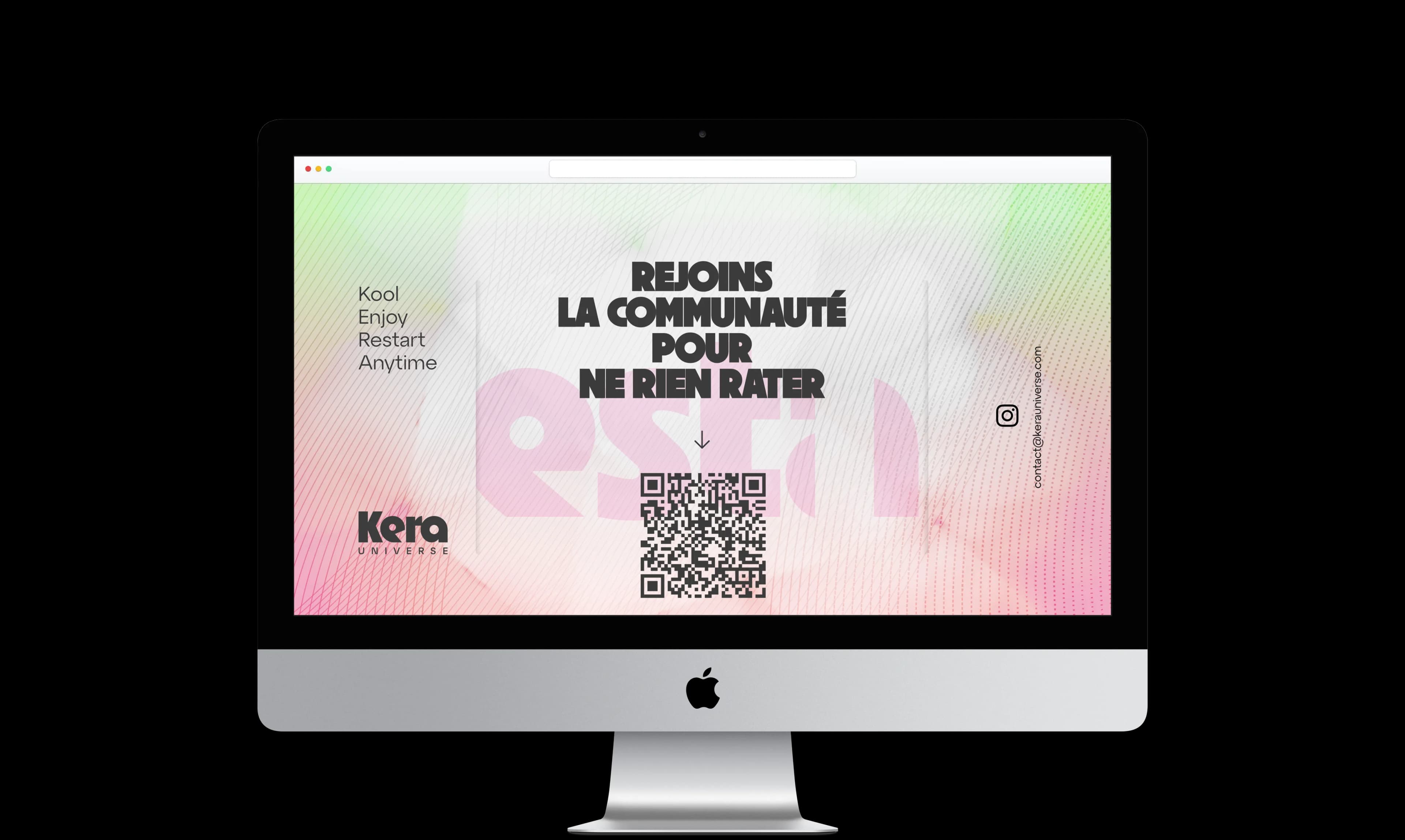 Kera Universe - Landing page lancement communauté